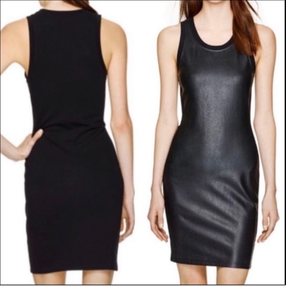 Wilfred Free Behati Vegan Leather Dress - Picture 1 of 3